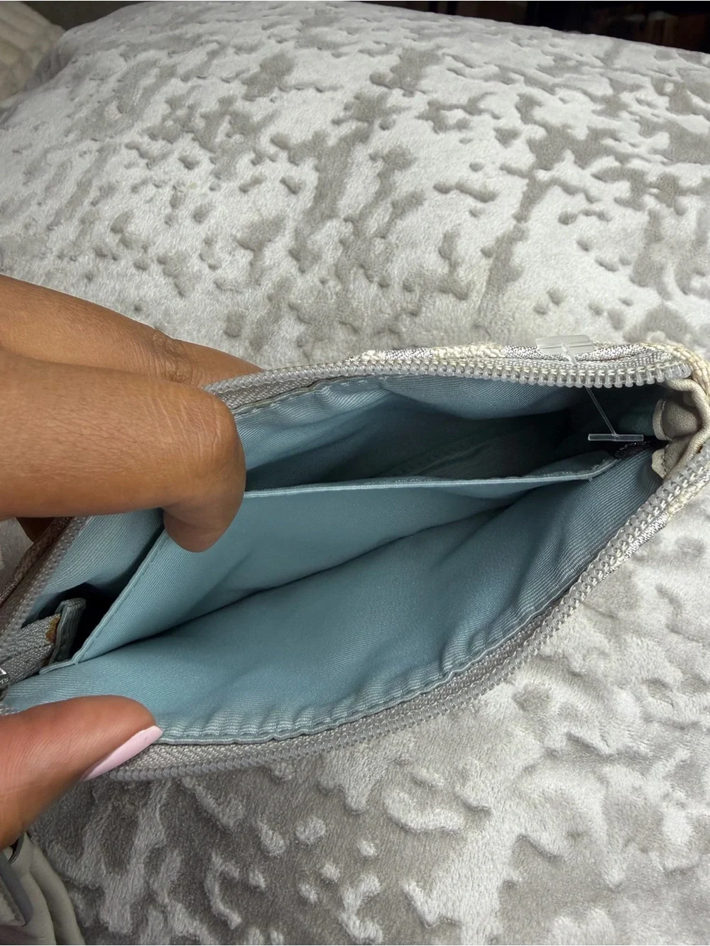 Coach Early 2000s Signature Metallic Wristlet